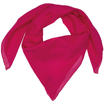 Baumwolltuch Schal Kopftuch Damen Herren Unisex Bandana Halstuch Accessoire Multifunktionstuchviele Atmungsaktiv und Weich Gesichtsschutz für Herbst und Winter Farben 100x100 cm (Dunkles Pink)