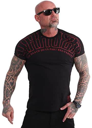 Yakuza Herren Warrior T-Shirt, Schwarz, 3XL