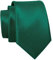 Massi Morino Krawatte dunkelgrün schmal für Herren - 6 cm - Tie Schlips uni einfarbig I Slim Fit Kravatte grün