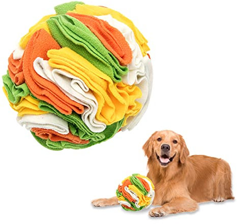 Andiker Hunde-Schnüffelball, interaktives Hundespielzeug, Ball, Hund, Gehirn, stimulierendes Puzzle-Spielzeug für Hunde, Bereicherung, Spiel