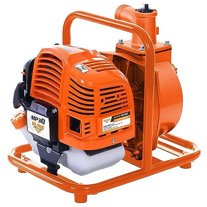 RURIS MP 30, Pompe à Eau, Moteur 2 Temps 1,7CH, Debit de 15M3, Diametre de 1.5