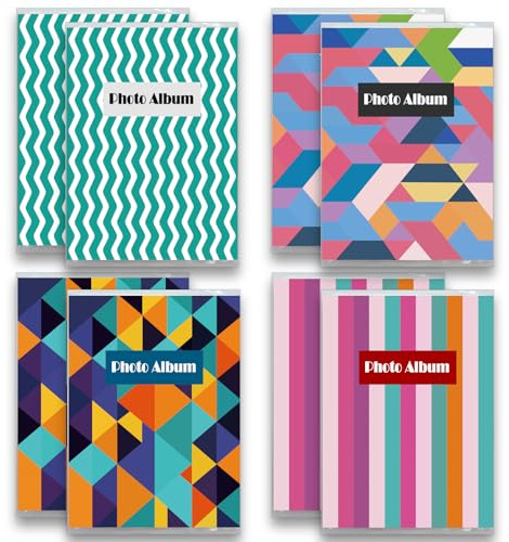 NICKANG Small Photo Album 4x6 | Set of 8 |