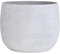 Olly & Rose Barcelona Keramik-Blumentopf – Blumentöpfe – Pflanztöpfe für drinnen und draußen (Hellgrau, 40 cm)