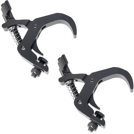 jindaaduio - Abrazadera de luz de escenario, abrazaderas de armadura de iluminación para luz de DJ, gancho de abrazadera de luz de 40 mm a 60 mm, abrazadera en C utilizada para luz par, foco y cabezal