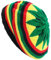 Generic Stricker Rasta Hut Reggae Jamaikanische Mütze Bunte Beanie Hut Häkeln Gestrickte Baskenmütze Slouchy Baggy Mütze Für Frauen Männer