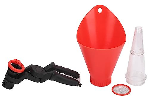 Yctze Engine Oil Funnel Kit with Fixed Bracket Drip- Filling | Car Oil Filling Tool Kit with Quick Clamping System & Enhanced Ventilation Easy Refueling