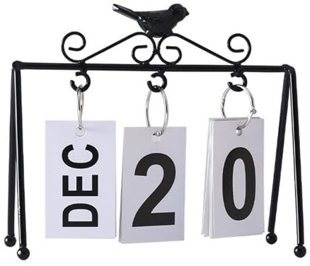 CHFYIJYHM Kalender 2024–2025, freistehender Kalender 2024, Tischkalender, Klappkalender mit großer Anzeige, täglicher Tischkalender, atemberaubender Tischkalender zur Verwaltung voller Terminkalender,