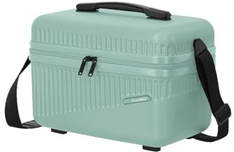 travelite Beautycase Hartschale Handgepäck, Bali, Kosmetikkoffer mit Organizer -und Aufsteckfunktion, 36 cm, 17 Liter