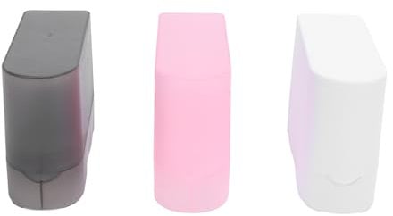 Nail Drill Bits Displayer, Nail Buffer Organizer, 12 Holes Nail Polish Display Case with Dust Cover, Portable Nail Drill Bits Holder, Semi Transparent for Nail Salon