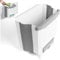 DOMÍNIO METÁLICO Cubo de Basura Colgante 9L – Cubo Plegable y Compacto Cocina, Baño, Oficina