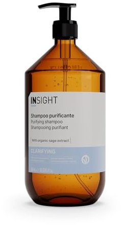 Insight Clarifying Purifying Shampoo 900 ml | reinigende und ausgleichende Wirkung auch auf der empfindlichsten Haut | Glasverpackung