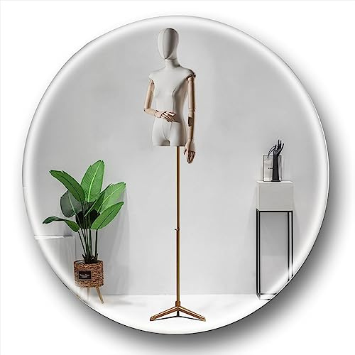 OUPAIAI Schneiderpuppe Damenbüste Weiblich Schneiderbüste Mit Kopf Und Holzarmen, Höhenverstellbar Schaufensterpuppe Kleiderständer Für Nähen Kleid Schmuck Display(E)
