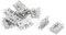 sourcing map 10Stk Kabinett Schrank Türfeder Scharnier Silber 26 x 30 mm