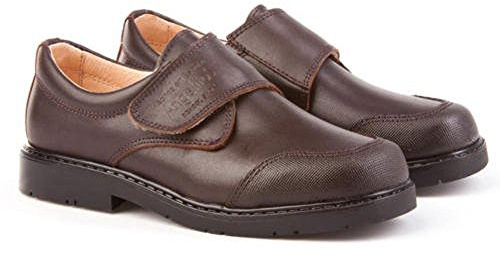 Schuhe mit verstärkter Zehenkappe aus Leder, Modell 452, Kinderschuhe (Größe 22, Schwarz), EngelitoS