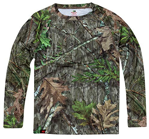 Mossy Oak Herren Jagdhemd Camo Kleidung Langarm Hemd, Obsession, XL
