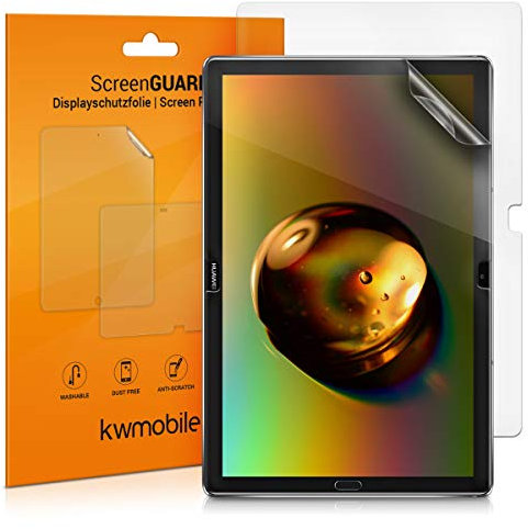 kwmobile 2X Protection écran Compatible avec Huawei MediaPad M5 Lite 10 Film écran - Set de Film de Protection Plastique Mat pour Tablette