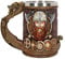 Nemesis Now Drakkar Viking Dragon Boat - Jarra (resina, 15 cm, acero inoxidable, pintada, talla única)