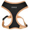 Puppia Soft Harness II - Weiches Hundegeschirr für kleine und mittelgroße Hunde - sehr komfortabel und verstellbar, Schwarz, M