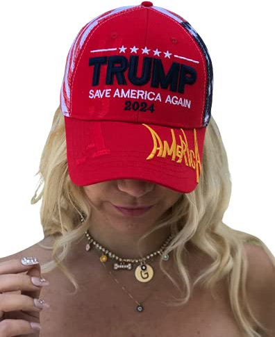 Donald Trump-Kappe, 2020 MAGA, Keep America Great, Camouflage-Kappe, verstellbare Baseballkappe - Schwarz - large