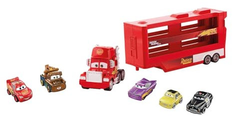 Mattel Cars Mack Transporteur Mini Racers + 5 Voitures Mini Racers GWN55