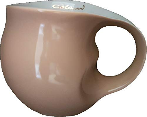 Colani Kaffeetasse Designer Kaffeebecher ab OVO Kaffeetasse Cappuccinotasse Porzellan 280 ml Sand im Geschenkkarton