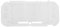 Étui en Silicone pour Switch Lite, Housse de Protection en Caoutchouc en Silicone, étui Antidérapant Anti-Rayures à Absorption des Chocs pour Console Switch Lite(Blanc Transparent)