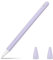 FINTIE Custodia Compatibile con Apple Pencil Pro e Apple Pencil 2ª Generazione, Protettivo Tappo Holder in Silicone Custodia Accessori con 2 Pennino Covers, Lilla Viola