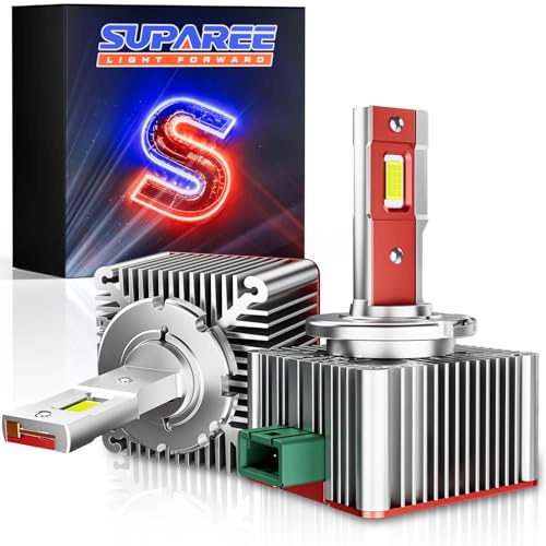 SUPAREE Bombilla D3S LED Bombillas LED D3S Canbus Led D3R 35W 6000K 17200LM | Lampara D3S para Faros de Coche Kit de Reemplazo de Xenón HID OEM 35W 12v 6000k Blanca Plug and Play 2Pcs