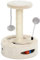 ALLSOPETS Arbre à Chat Chaton Poteau Griffoir Chat Poteau à gratter Jouet pour Chat Sisal Grattoir avec Balle Pendante Jouet Interactif pour Petits Chats Blanc