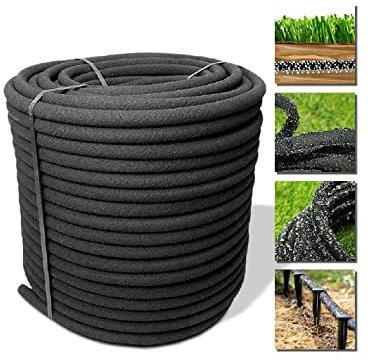Porous Hose Pipe Aqua Drop 50-200M Flexible Durable Soaker Hose Pipe Watering System Leaky Soaker Hose Irrigation System Plants Watering (100)