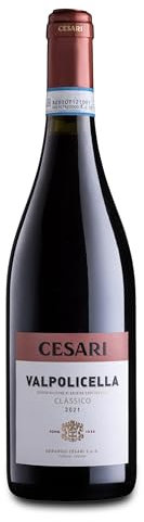 Cesari Valpolicella Classico DOC 2022, Vino Fresco, Fruttato e Bilanciato, 12.50 Volume, Bottiglia da 750 ml