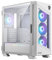 MSI MPG Velox 100R White - Case Mid-Tower per PC da gaming, pannello laterale in vetro temperato, 4 ventole ARGB da 120 mm, supporto per raffreddamento a liquido, radiatore fino a 360 mm, pannello a