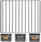 Replacement Air Fryer Wire Rack for Ninja Foodi 10 in 1 DT201 DT251 Digital Convection Toaster Oven, 14.4''*11.4'' Stainless Steel Air Fryer Accessories Roasting Steamer Grill Racks Baking Tray Rack