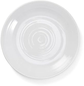 Comptoir de famille 20cm Side Plates (16pcs) - White Porcelain - Stylish, Durable & Versatile - Suitable for Everyday Use - Dishwasher Safe