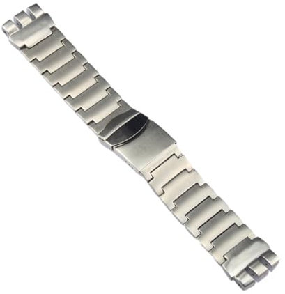 LUGEMA 24 * 26 Mm Silbernes Massives Edelstahl-Armband Kompatibel Mit Swatch YCS YAS YGS IRONY-Uhrenarmband-Bügel-Metalluhr-Armbändern