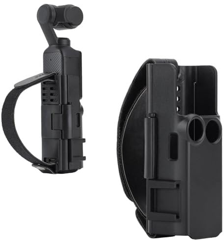 Buziba Expansion Adapter Mount for DJI Osmo Pocket 3 Camera Extension Handle Portable Hand Band Protective Case Cover Bracket Mount with Cold Shoe
