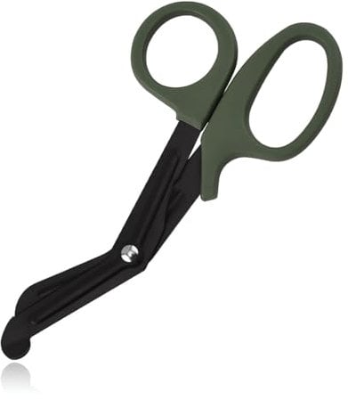 LAKJUOZ Ciseaux Médicaux, Médical Ciseaux Pour Bandage Cisailles Acier Inoxydable Gaze Ciseaux Bent Pouces Pour Médecin Ou Infirmière, Salle D'Urgence Ou Camp Extérieur