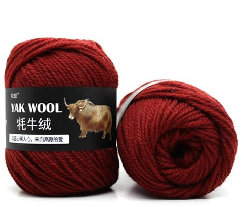 500g Mitteldick Jacke Weste Wollfaden, Yak Wolle Kaschmir Schals, Handgestrickt, Überlegene Materialien, Ausgiebig Verwenden, Rücksichtsvolles Geschenk