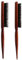 YPYMOD 2 Teasing Hair Brush Boar Bristle, Haarbürste Wildschweinborsten, Sleek Bun Bürste, Borstenkämme Geeignet für Lockiges und Frisiertes Haar(23,5cm*3cm)