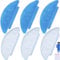 EATBALE Kit Accesorios mopas para Lubluelu SL60D/SG60/SL61, para HONITURE Q6 SE, para Tikom L9000/L8000, para Laresar L6 Nex Robot Aspirador Repuestos Mopas Paños Lavables (6 Piezas)