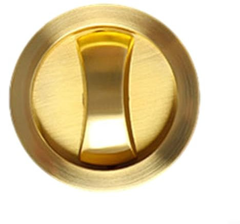 Elegante cerradura deslizante invisible, complemento perfecto para la configuración de seguridad de tu hogar (dorado)