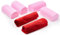 SEIBUR® 4 Esponjas Mágicas Atrapapolvo + 2 Bayetas de Microfibra | Esponja de Limpieza, Plumero Húmedo para Limpieza de casa, Coche, etc (Rosa/Rojo)