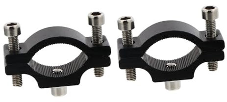 YARNOW 2pcs Motorcycle Handlebar Extender Adjustable Light Clamp Bracket for Holding Handlebar Clamp Suitable for Micro Scooter Accessories and Scooter