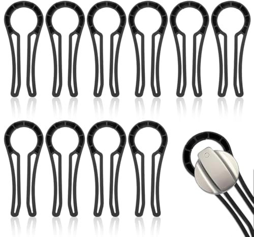 XOXVURI 10 Stück Child Safety Cooker Temperature Resistant Cooker Child Lock Cooker Protection Children Child Lock Cooker Knob Safety Cover For Children Kindersicherung Herd Drehknöpfe