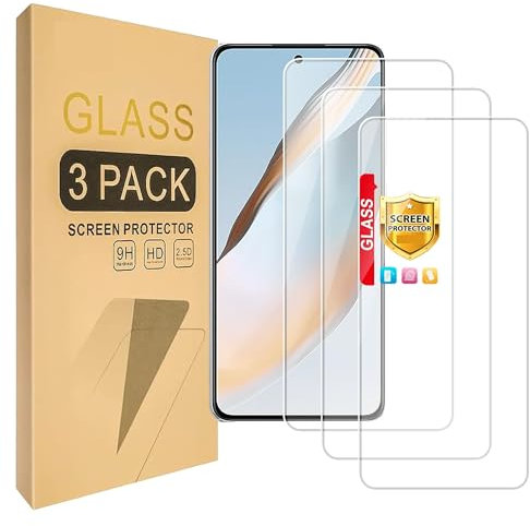 Lucyliy [3 paquetes] Compatible con Piezas para Realme C55 Protector de pantalla [Dureza 9H ] [Alta definición] [Antiarañazos]