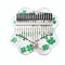 Einfach zu spielende Kalimba mit 17 Tasten für Anfänger, Acrylinstrument mit schöner ästhetischer Anziehungskraft