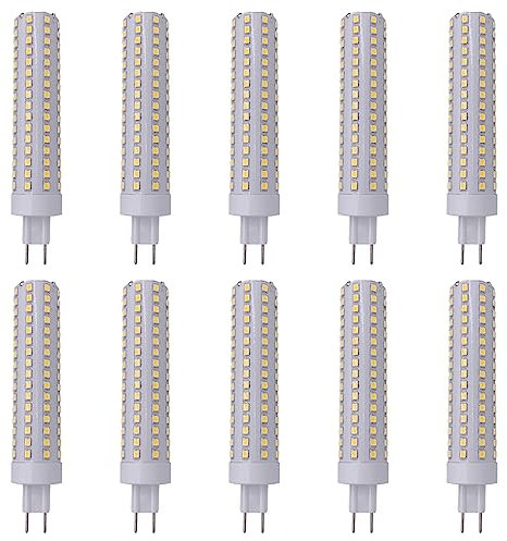 HTTGDGDH G8.5 LED Bulb 15 Watt 1500 s Dimmable G8.5 Light Source G8.5 Bi-Pin Base LED Corn Light Bulb, Adjustable Brightness（6000k）