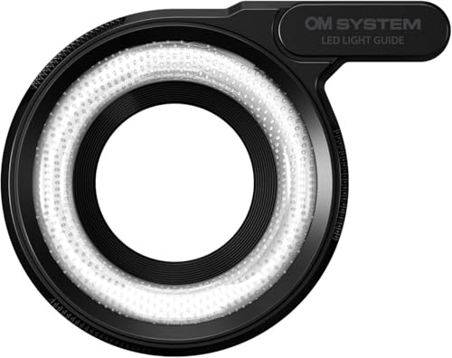 OM SYSTEM LG-1 LED Makro Ringlicht für Makrofotografie f. TG-6 TG-7 | Schattenfreie Nahaufnahmen – geeignet für Tough TG-7, TG-6, TG-5, TG-1 bis TG-4 – leicht, kompakt, outdoor-tauglich