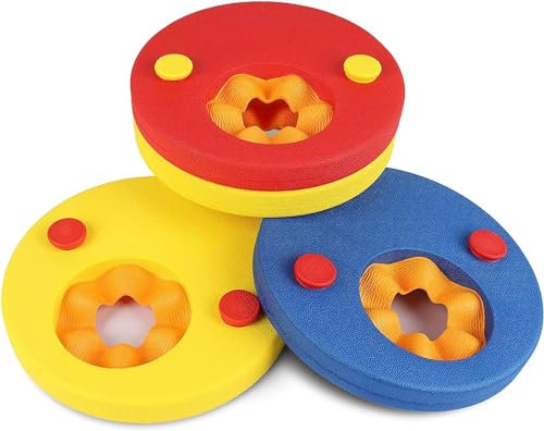 6PCS Arm Bands Swimming Float Discs Kids Foam Armband Pool Set for Swim Learning