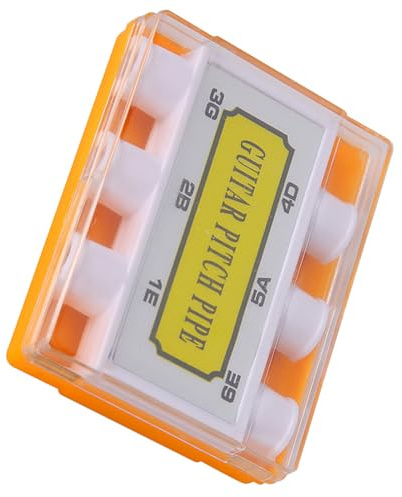 SOLUSTRE Leichtes und Tragbares Gitarre Stimmgerät aus Abs Kunststoff für Akustische Gitarre und E-gitarre für Musiker und Präzises Stimmen der Gitarrensaiten